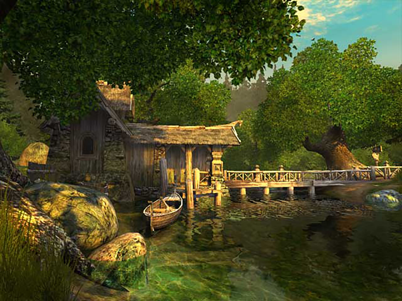 Watermill 3D Screensaver