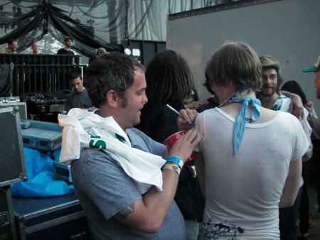 I sign a Random Dude’s Shirt